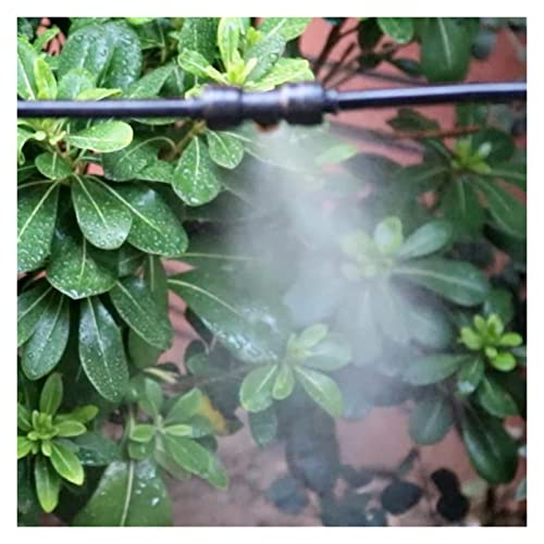 VIEUE Garden Drip Irrigation System Accessories Brass Sprayer with 1/4 Inch Tube Outer Diameter Sliding Locking Tee Connector Garden Atomizing Irrigation Atomizing Nozzle 100 Sets (Color : 0.3mm)