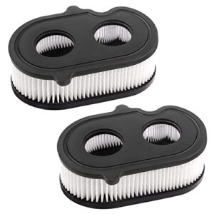 593260 air filter,2 pack 798452 334404 lawn mower air filter suitable for 550ex 500ex 550e 625ex 675exi 725exi 575ex series engine 5432 4247 5432k 09p702 air filter