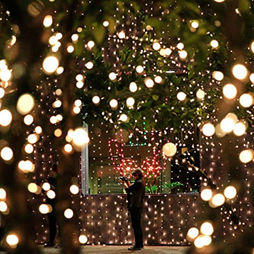 ZENQAI Christmas Solar Led Fairy Lights -Waterproof - Ambiance Lights for Outdoor, Patio, Fairy Garden, Home (100)