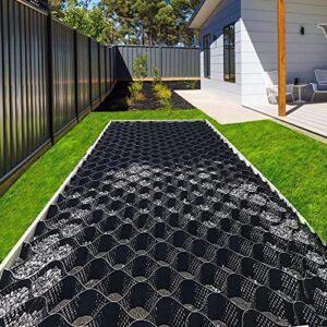 YXXSDP Garden Gravel Ground Grid Stabilizer, 2" Depth Honeycomb Geocells Geo Grid Soil Stabilizer, for Patio Walkway Shed Base (Size : 1x3m/3.3x9.8ft)