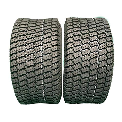 SUNROAD 2pcs 18x8.50-8 Garden Lawn Mower Turf Tires 4PR Tubeless Tire 18x8.50x8