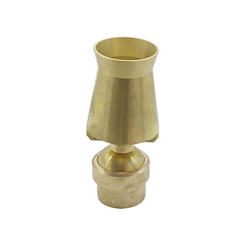 LRJSKWZC Garden Sprinkler 3/4" 1" 1.5" 2" Air-Blended Bubbling Fountain Garden Landscape Ornamental Nozzle 1 Pc Brass Ice Tower Cedar Fountain Nozzles (Color : 2 inch)