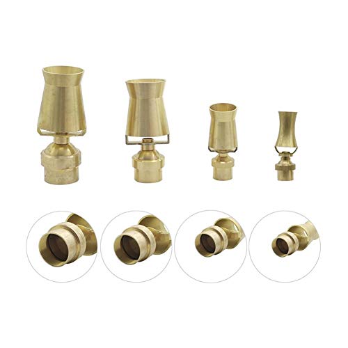 LRJSKWZC Garden Sprinkler 3/4" 1" 1.5" 2" Air-Blended Bubbling Fountain Garden Landscape Ornamental Nozzle 1 Pc Brass Ice Tower Cedar Fountain Nozzles (Color : 2 inch)