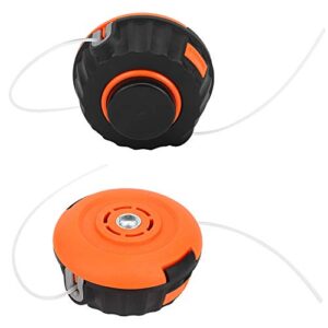 Strong Easy To Install Nylon Orange Durable Universal Grass Strimmer Trimmer, P25 Trimmer Head, For Lawn Mower Garden Pruning Home