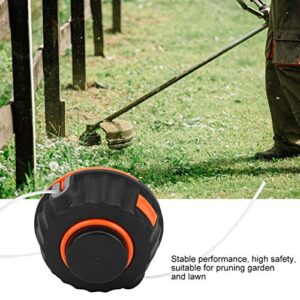 Strong Easy To Install Nylon Orange Durable Universal Grass Strimmer Trimmer, P25 Trimmer Head, For Lawn Mower Garden Pruning Home