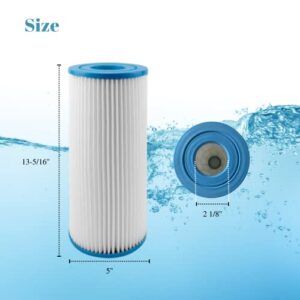 LeadCon 2 Pack Pool Spa Filter Replacement for Unicel C-4950, for Pleatco Prb50-in, Filbur FC-2390M, 2390, 373045, 03FIL1600, 17-2380, Jacuzzi J210/J220/J235/J245/J275 50 Sq. Ft. Hot Tub Filter