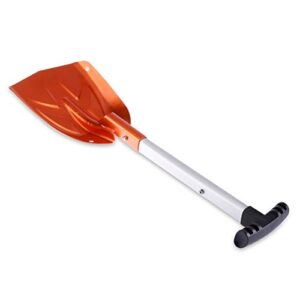 BESPORTBLE Aluminum Snow Shovel Anti- Rust Explosion Proof Ice Scraper Snow Remover for Road Garden Winter Supply