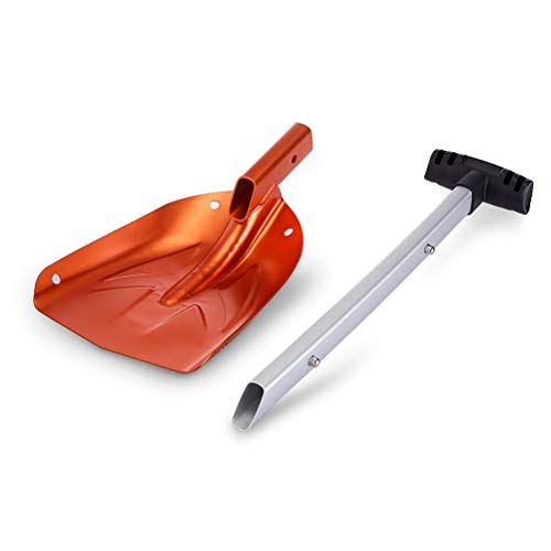 BESPORTBLE Aluminum Snow Shovel Anti- Rust Explosion Proof Ice Scraper Snow Remover for Road Garden Winter Supply