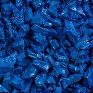 Playsafer Rubber Mulch Nuggets Protective Flooring for Playgrounds, Swing-Sets, Play Areas, and Landscaping (40 LBS - 1.55 CU. FT., Blue)