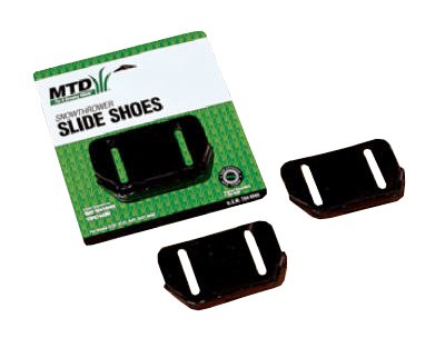 Arnold OEM-784-5580 MTD Parts Snow Thrower Slide Shoes, 1 Pack, Black