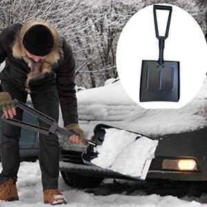 SHIBOHAN Winter Garden for Car Tools Outdoor Camping Retractable Multifunctional Hiking Ice Remove Folding Snow Shovel Aluminium Alloy