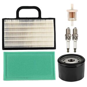 698754 273638 air filter with o-il fuel filter for bs 499486s 695667 273638s intek extended life series v-twin 18-26 hp lawn mower tractor