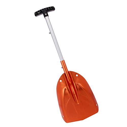 Abaodam Aluminum Snow Shovel Anti- Rust Explosion Proof Ice Scraper Snow Remover for Road Garden-