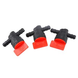 In Line Fuel Gas Filter Shut Cut Off Valve Clamp Fuel Filters Replacement Part Lawn Mower Clamps Garden Brush Cutter Lawnmower Sets for Garden and Agricultural