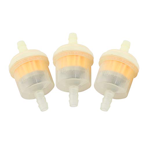 In Line Fuel Gas Filter Shut Cut Off Valve Clamp Fuel Filters Replacement Part Lawn Mower Clamps Garden Brush Cutter Lawnmower Sets for Garden and Agricultural