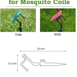 VROCUSE Pluggable & Hangable Mosquito Coil Holder for Outdoor, Camping, Patio, Hiking, Pool Side, etc.