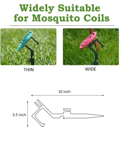 VROCUSE Pluggable & Hangable Mosquito Coil Holder for Outdoor, Camping, Patio, Hiking, Pool Side, etc.