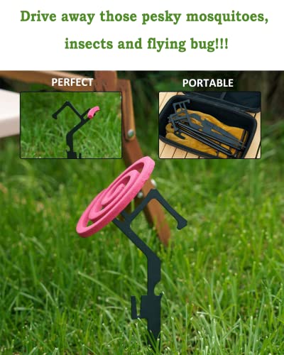 VROCUSE Pluggable & Hangable Mosquito Coil Holder for Outdoor, Camping, Patio, Hiking, Pool Side, etc.