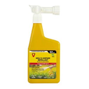 victor m8002 mole & gopher repellent yard spray – 1 bottle, yellow
