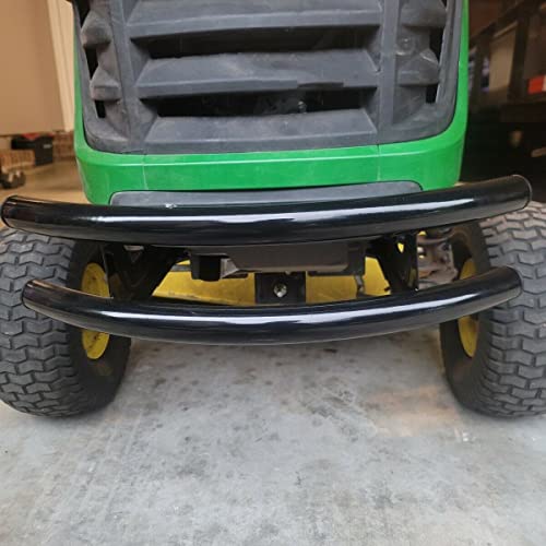 Front Bumper Brush Guard Compatible with John Deere 100 Series 102 115 125 135 145 155C 190C D100 D110 D120 D130 D140 D150 D160 D170 L100 L105 L107 LA175 G110 X110 X120 X125 Lawn Mower Garden Tractor