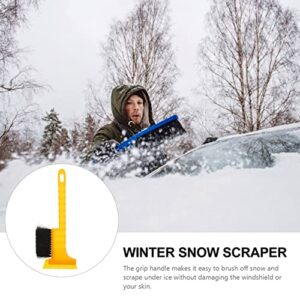 DECHOUS 1pc Ice Spade Snow Brush Plastic Snow Shovel Ice Shovel Winter Snow Scraper Garden Shovel Car Snow Shovel for Winter