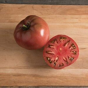 David's Garden Seeds Tomato Beefsteak Indeterminate Carbon FBA-9967 (Red) 25 Non-GMO, Heirloom Seeds
