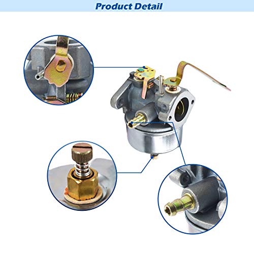 Carburetor Replacement for Tecumseh 632351 HM-70 HM80 Snowblower Engines 917289630 Tractor