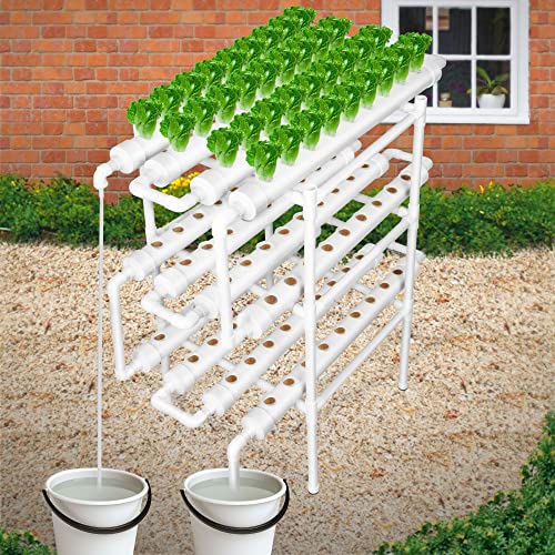 Ryan Hydroponic Grow Kit 3 Layers 108 Holes Plant Sites,Hydroponic Planting Equipment, Hydroponics Growing System, Vegetable Tool Grow Kit Includes Water Tube, Timer