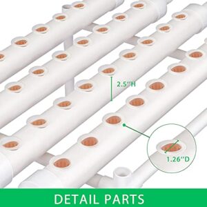 Ryan Hydroponic Grow Kit 3 Layers 108 Holes Plant Sites,Hydroponic Planting Equipment, Hydroponics Growing System, Vegetable Tool Grow Kit Includes Water Tube, Timer