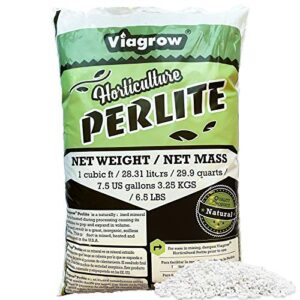 viagrow vper1 vper perlite 29 quarts, 1 cubic foot, 1-pack, white, horticulture-29q