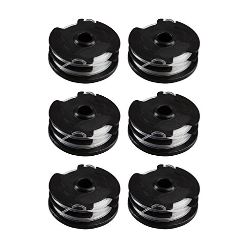 Sun Joe GTS4000E-RS-6PK Grass Trimmer Dual-Line Replacement Spool, (6-Pack)