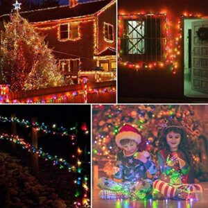 DOTOMP Solar Christmas String Lights, 72ft 200 LED 8 Modes Solar Powered Outdoor String Light Lighting Waterproof Fairy Lights for Xmas Tree Garden Homes Wedding Lawn Party Decor