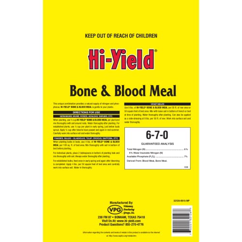 Hi-Yield (32126) Bone & Blood Meal 6-7-0 (3 lbs.)