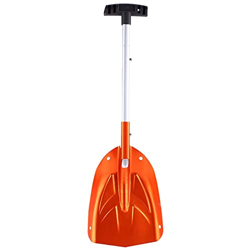 plplaaoo Snow Shovel,Aluminum Alloy Detachable Telescopic Emergency Snow Shovel,Multifunctional Car Snow Shovel Winter Snow Ice Shovel,for Car Emergency Snow Removal,Garden,Beach