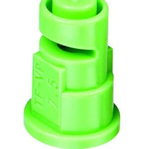 TeeJet TF-VP7.5 Turbo Floodjet Spray Tip, 0.75-1.50 GPM, 10-40 psi, Polymer - Green