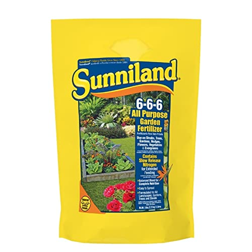 Sunniland Fertilizer 6-6-6 Granules 5 Lb.