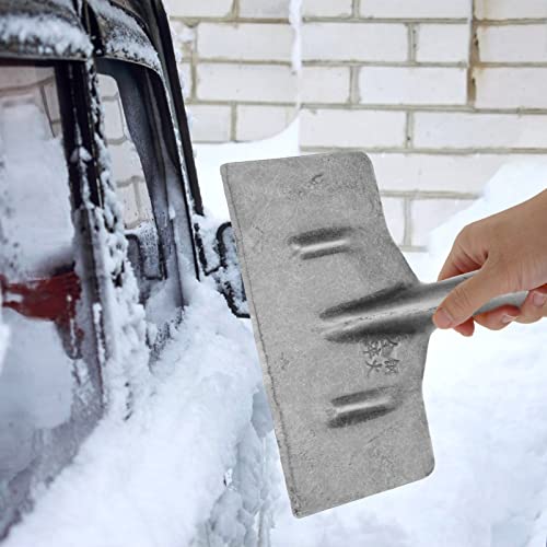 Happyyami Snow Pusher Shovel Snow Pusher Shovel Snow Shovel Flat Head Car Windshield Snow Scraper Road Ice Shovel Snow Removal Tool for Cars Trucks Windows Outdoor Garden Ice Shovel Auto Tools