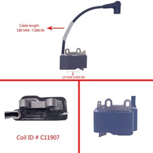 PARTSRUN Ignition Coil For Echo ES250 PB250LN PB252 PB250 Blower A411000500 A411000501 ZF-IG-A00277-P