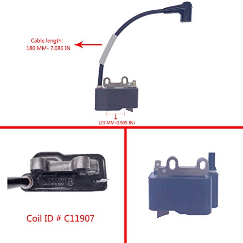 PARTSRUN Ignition Coil For Echo ES250 PB250LN PB252 PB250 Blower A411000500 A411000501 ZF-IG-A00277-P