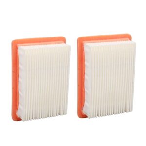 2pcs grass trimmer 19mm air filter rubber material lawn mower air filter grass cleaning tools accessories replacement for garden lawn patio