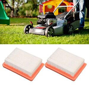 2Pcs Grass Trimmer 19mm Air Filter Rubber Material Lawn Mower Air Filter Grass Cleaning Tools Accessories Replacement for Garden Lawn Patio