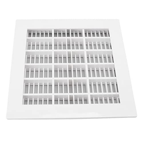 RvSky Garden Supplies Pool Main Drain 25.3x25.3cm Replacement Pool Square Main Drain for Swimming Pools Massage Pools SPA Pools White