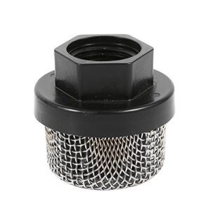 tomantery inlet filter strainer, light weight sturdy filter trap metal and plastimetal and plastic for ultra airless sprayer for garden hose