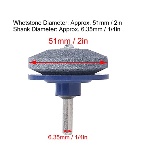 4Pcs Lawn Mower Blade Sharpener with Balancer Power Device Universal Rotating Lawnmower Sharpen Grindstone Garden Accessories