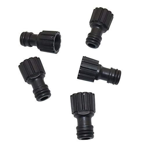 XINHUIPART Garden Plumbing Adapter 10pcs 18mm Female Thread Car Washer Diaphragm Pump Nipple Joint for Quick Connector Pipe Connection Car Washing Spare Parts (Diameter : 18mm)