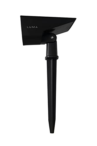 Luma Solar Outdoor Lights 2 Pack | Weatherproof Landscape Lighting with 22 LED Outdoor Lights for Patio, Yard | Garden & Wall Mount | 3 Modes Cool, Warm, Both + Rechargeable All-Night Battery