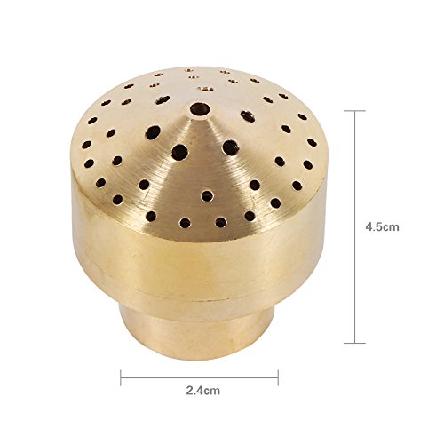 1/4''1/2''3/4''1''3/2''2''Brass Column Garden Pond Water Fountain Nozzle Sprinkle Spray Head(1/2")