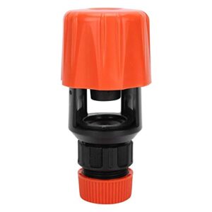 pipe connector, ymiko garden hose fitting quick connector universal tap pipe connector kitchen faucet adapter watering irrigation tools (orange)