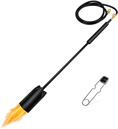IGNIGHTER Mega-Torch Propane Weed Burner – Powerful 500,000 BTU Flamethrower – With 10' Hose and Igniter