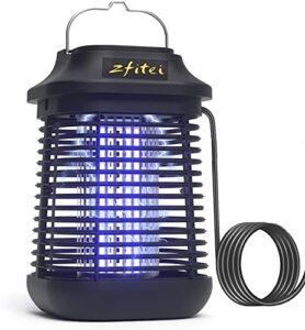 bug zapper,2 in 1 bug zapper indoor,high powered waterproof mosquito zapper for outdoor and indoor,4200v electronic mosquito trap for home, garden